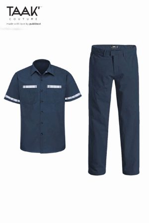 Camisa Manga Corta Ambassador y Pantalón Docker Gab Ravena para uniformes industriales