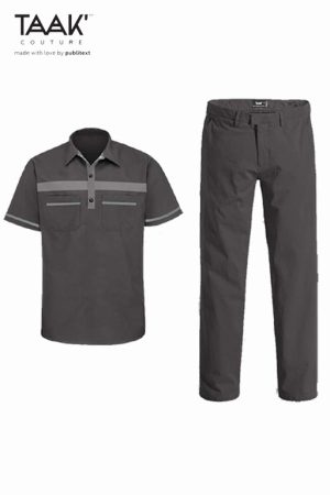 Camisa Piqué Luna 100% algodón y Pantalón Tergal Catalán 100% poliéster para uniformes industriales