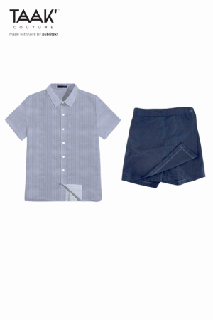 Camisa manga corta y shorts docker para uniformes de hotel