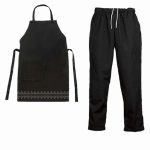 Mandil Targal Catalán y Pantalón Gab Harvard para uniformes industriales