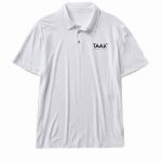 Playera Tipo Polo Piqué Luna 100% poliéster para uniformes industriales