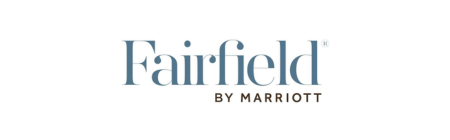 Logo de Fairfield by Marriot para uniformes personalizados de hotel.